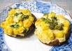 椎茸のコーンパセマヨ焼き