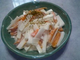 柿と大根のしゃきしゃきサラダ