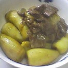 牛肉と里芋のがっと煮