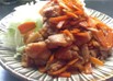 鶏肉と人参で簡単ダッカルビ