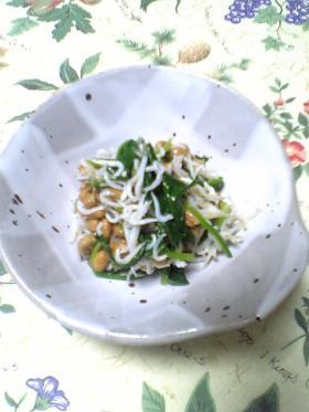 納豆のあえ物♪