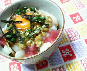 ☆まぐろ納豆丼