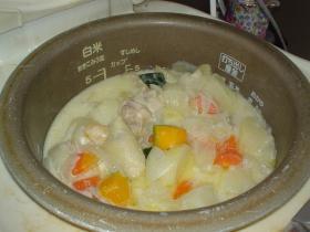 炊飯器でシチュー