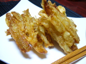 ☆シャキシャキ！ヤーコンのかき揚げ☆