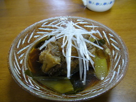 牛テールの和風煮込み
