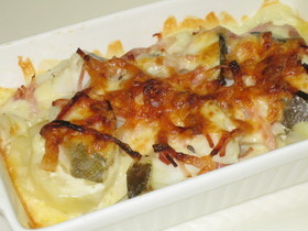 鱈とポテトのチーズ焼き