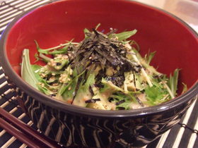 海苔の佃煮アボカド丼