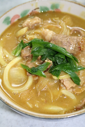 鰹だしの風味がきいた☆カレーうどん☆