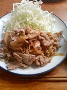 我が家の定番☆豚のしょうが焼き