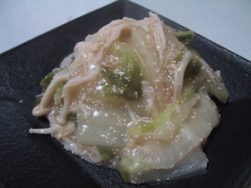 白菜の明太子煮