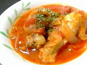 簡単イタリアン♡鶏手羽元のトマト煮込み
