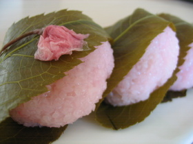 春色桜餅（レンジで簡単♪）