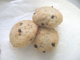 おからたっぷり♪バナナレーズンスコーン