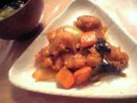 薄切り肉で酢豚