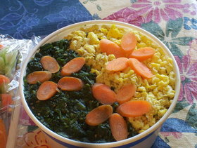 かくれ３色目ご飯