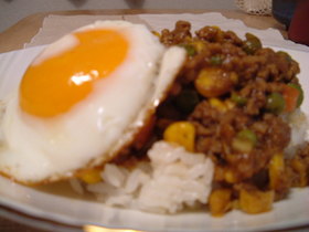 アッという間のドライカレー