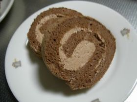 ココア☆ロールケーキ