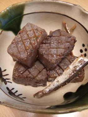 こんにゃくのピリ辛炒め煮