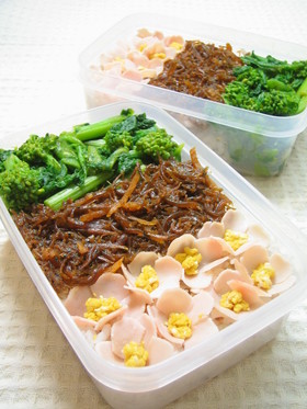 三色花見弁当