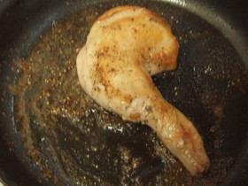 【ワインに】鶏もも肉レモンソース