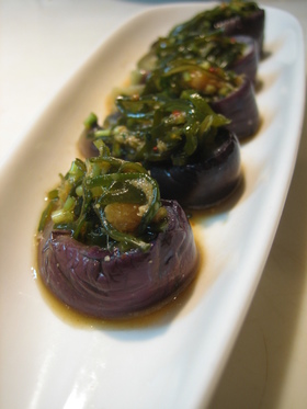 冷なすの中華風・めかぶのつるつるがけ