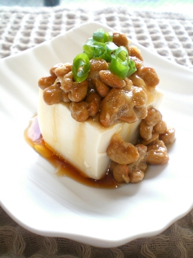 納豆ポンゴマ冷奴