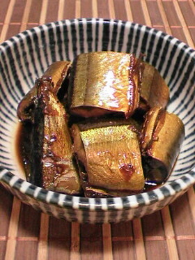 サンマの酢っぱ煮。