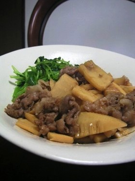 たけのこ豚肉すき焼き煮