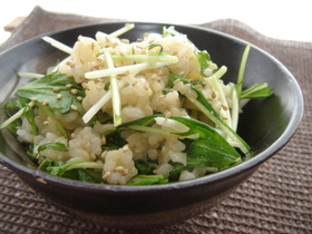 絶品！水菜ご飯