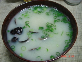 ほっこりしみじみ．．　しじみの味噌汁