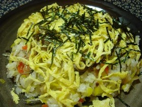 ちらし寿司の素に一工夫