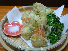 とろ～りあつあつ！ちくわのチーズ磯辺揚げ