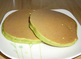 青汁のホットケーキ