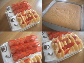 祝・初節句♪こいのぼりケーキ
