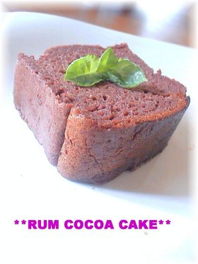 ムース食感♪RumCocoaCake☆