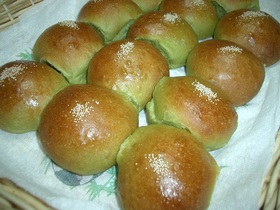 抹茶豆パン