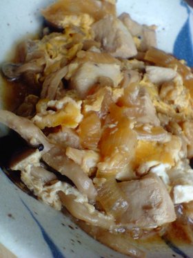 カツ丼味の親子丼
