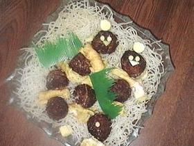 ハンバーグで肉団子