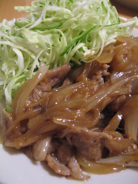 豚肉の生姜焼き