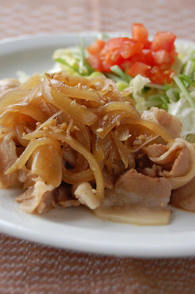 豚肉しょうが焼き