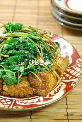 厚揚げで☆家常豆腐風