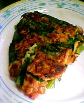簡単!うまいっ!にら納豆焼き