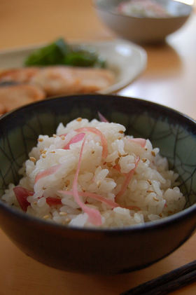 爽やか♪みょうがご飯