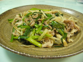 きのこ野菜炒め
