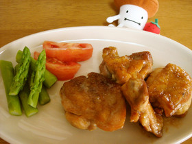 大葉にんにく醤油で簡単照り焼きチキン