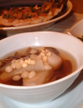 野菜の和風スープ