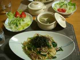 あっさりパスタ（梅味）