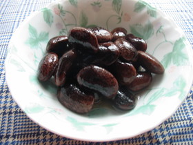ふっくら、でも甘すぎない花豆の甘煮。