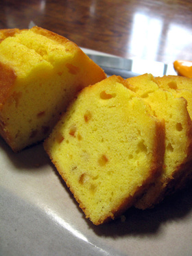 * オレンジのバターケーキ *