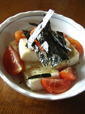 トマトと豆腐の中華風サラダ